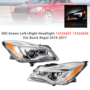 2014-2017 Buick Regal HID Xenon Left+Right Headlight 13426667 13426668 Generic