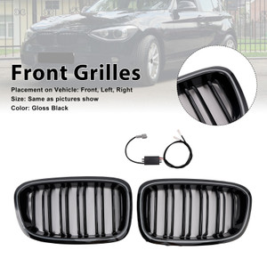 2012-2014 BMW 1 Series F20 F21 2PCS Front Bumper Kidney Grille Generic
