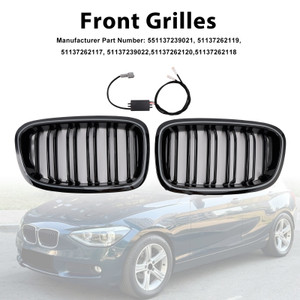 2012-2014 BMW 1 Series F20 F21 2PCS Front Bumper Kidney Grille Generic