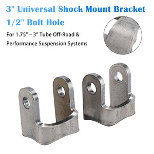 3" Universal Shock Mount Bracket 1/2" Bolt Hole For 1.75"â?" Performance Suspension