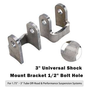 3" Universal Shock Mount Bracket 1/2" Bolt Hole For 1.75"â?" Performance Suspension
