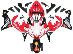 Fairings Yamaha YZF-R1 Red Black Santander  Racing (2004-2006)