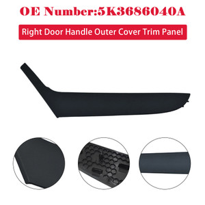 2009-2013 VW Golf 6 Coupe Right Door Handle Outer Cover Trim Panel 5K3686040A Generic