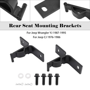 1987-1995 Jeep Wrangler YJ Rear Seat Mounting Brackets Fold and Tumble Generic
