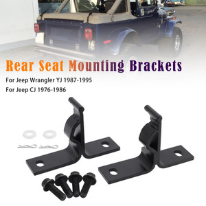 1976-1986 Jeep CJ Rear Seat Mounting Brackets Fold and Tumble Generic