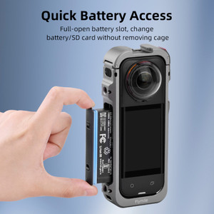 Utility Frame Case Cage for Insta360 X5 Metal Protective Case for Insta 360 X5