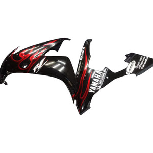 Fairings Yamaha YZF-R1 Black & Red Flame R1 Racing (2004-2006)