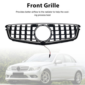 2008-2014 Mercedes-Benz W204 C-Class GT-Style Front Bumper Grille Generic