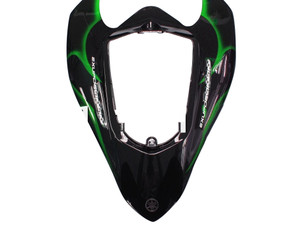 Fairings Yamaha YZF-R1 Black & Green Flame R1 Racing (2004-2006)