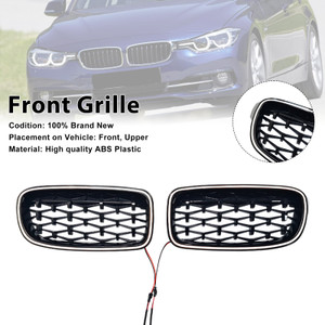 2012-2019 BMW 3-Series F30 F31 F35 Diamond Front Kidney Grille Generic
