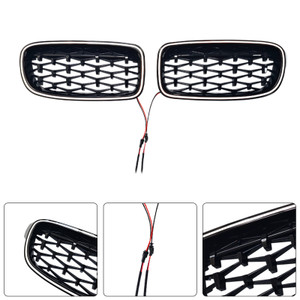 2012-2019 BMW 3-Series F30 F31 F35 Diamond Front Kidney Grille Generic