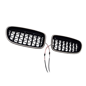 2009-2017 BMW 5-Series F10 F11 Kidney Bumper Grille Gloss Black Generic