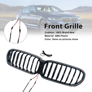 2021-2024 BMW 5 Series G30 G31 G38 Front Kidney Grille Gloss Black Generic