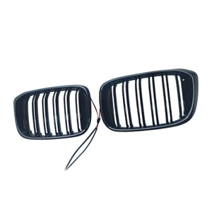 2018-2021 BMW X3 X4 Front Kidney Mesh Grille Gloss Black Generic