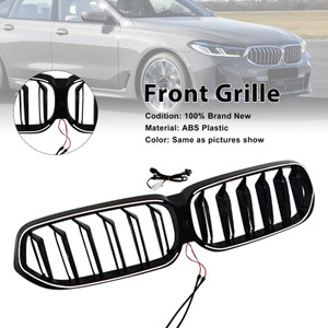 2020-2025 BMW 6 Series G32 Double Slat Black Front Kidney Grille Generic