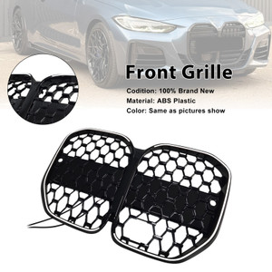 2020-2025 BMW 4 Series G22 G23 G82 Front Bumper Grille Black Generic