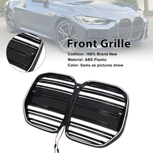 2020-2025 BMW 4 Series G22 G23 G82 CS-Style Front Bumper Grille Without ACC Generic
