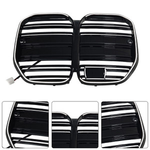 2020-2025 BMW 4 Series G22 G23 G82 M4-Style Front Bumper Grille With ACC Generic