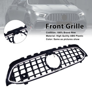 2019-2023 Mercedes-Benz A-CLASS W177 GT Style Front Bumper Grille With Camera Hole Generic