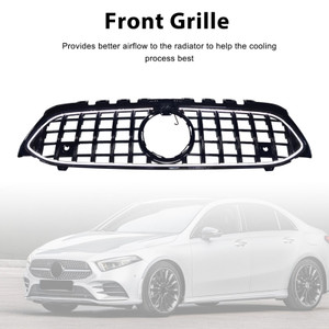 2019-2023 Mercedes-Benz A-CLASS W177 GT Style Front Bumper Grille With Camera Hole Generic