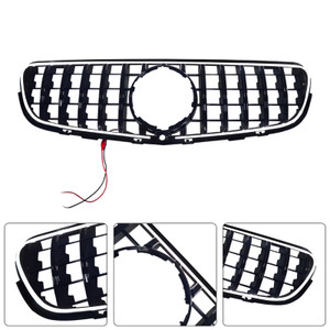 2015-2019 Mercedes-Benz GLC-Class W253 X253 GLC300 GLC350 GT-Style Front Bumper Grille With Camera Hole Generic