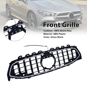 2020-2024 MERCEDES BENZ CLA-CLASS W118 C118 Front Bumper Grille Black Generic