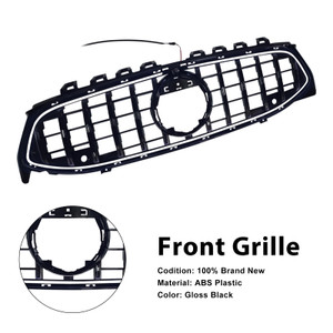 2020-2024 MERCEDES BENZ CLA-CLASS W118 C118 Front Bumper Grille Black Generic