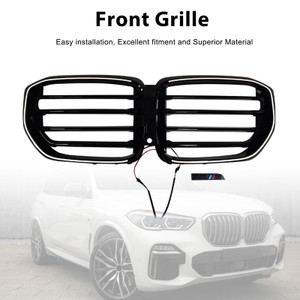 2024 BMW X5 G05 G18 M-Style Front Bumper Grille Gloss Black Generic
