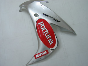 Fairings Yamaha YZF-R1 Red Silver Fortuna  R1 Racing (2004-2006)