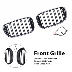 2015-2019 BMW 7 Series G11 Front Kidney Grille Gloss Black Generic