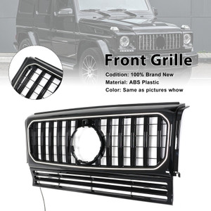 1990-2018 Mercedes Benz G-Class W463 Front Bumper Grille Black Generic