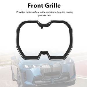 2022-2025 BMW iX SUV Front Bumper Kidney Grille Frame Replace Black Generic