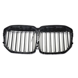 2019-2022 BMW X7 G07 Double Slat Gloss Black Front Kidney Grille Generic