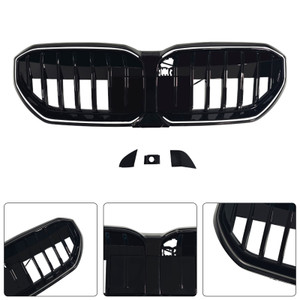 2024-2026 BMW 5 Series I5 G60 G61 G68 M60-Style Front Bumper Grille Black Generic