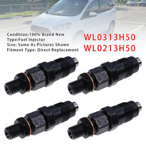 4Pcs Fuel Injector For Mazda BT50 2.5 B-Series Ford Courier 2.5L WL0213H50
