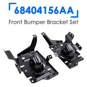 2019-2024 RAM 1500 Front Bumper Bracket Set Steel 68404156AA Generic