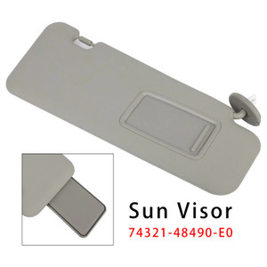 2008-2013 Toyota Highlander Gray Right Side Sun Visor 74321-48490-E0 Generic