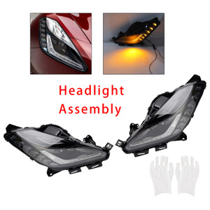 2014-2019 Chevy Corvette C7 Z06 Left+Right HID Xenon Headlight Assembly W/ Ballast 8pin Generic