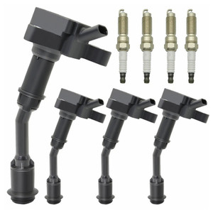 2014-2020 Ford Fusion Escape 1.5L 4X Ignition Coil + 4X Spark Plug UF735 Generic