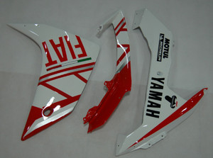 Fairings Yamaha YZF-R1 Red White FIAT R1 Racing (2007-2008)