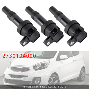 2011-2015 Kia Picanto 1.0L 1.2L 3PCS Ignition Coil 2730104000 Generic