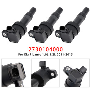 2011-2015 Kia Picanto 1.0L 1.2L 3PCS Ignition Coil 2730104000 Generic