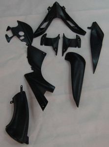 Fairings Yamaha YZF-R1 Black White FIAT R1 Racing (2007-2008)
