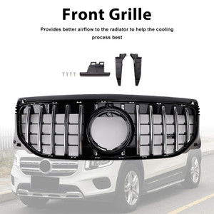 2024+ Mercedes Benz GLB-Class X247 GLB200 GLB250 Chrome+Black Front Bumper Grille Generic