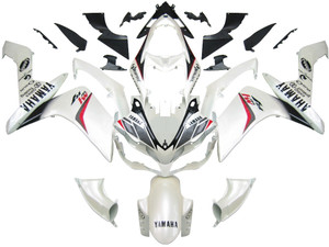 Fairings Yamaha YZF-R1 White Carbon Look R1 Racing (2007-2008)