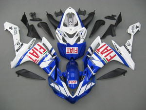 Fairings Yamaha YZF-R1 Blue White FIAT Racing (2007-2008)