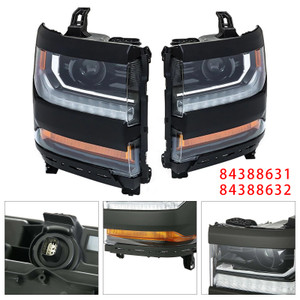 2016-2019 Chevy Silverado 1500 Left+Right HID Xenon Projector Headlight 84388631 84388632 Generic