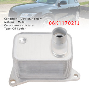 2009-2015 Audi A4 Q5 Quattro 2.0TFSI Oil Cooler 06K117021J Generic