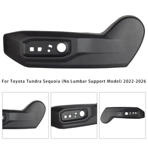 2022-2026 Toyota Tundra Sequoia Left Driver Seat Track Cover Panel Without Lumbar Support Generic