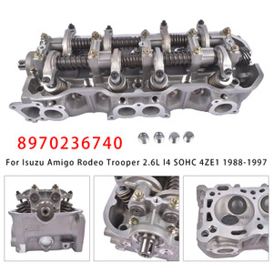 1988-1997 ISUZU AMIGO PICKUP RODEO TROOPER 2.6L Cylinder Head 8970236740 Generic